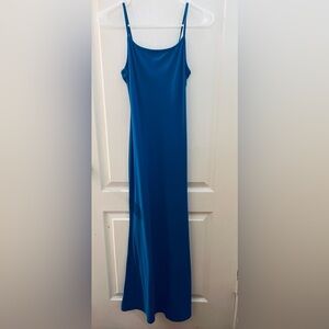 WILD FABLE Cobalt Ribbed Bodycon Maxi Dress- Size M